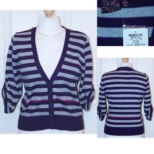TAKE OUT Size XL (jrs) NEW Cardigan Sweater